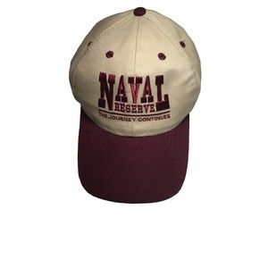 Naval Reserve The Journey Continues Hat Tan And Maroon One Size Fits All EGC